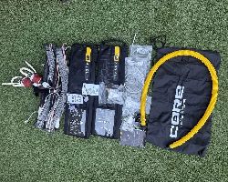 Core Xr8 + Sensor Pro 3 Bar 8 metre kitesurfing kite