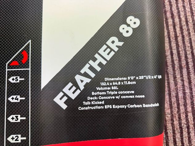 2022  Reedin Feather - 5' 0", 88 Litres