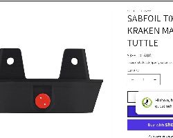 Sabfoil T03k Kraken Mast Tuttle Base foiling components (wings,masts,etc)