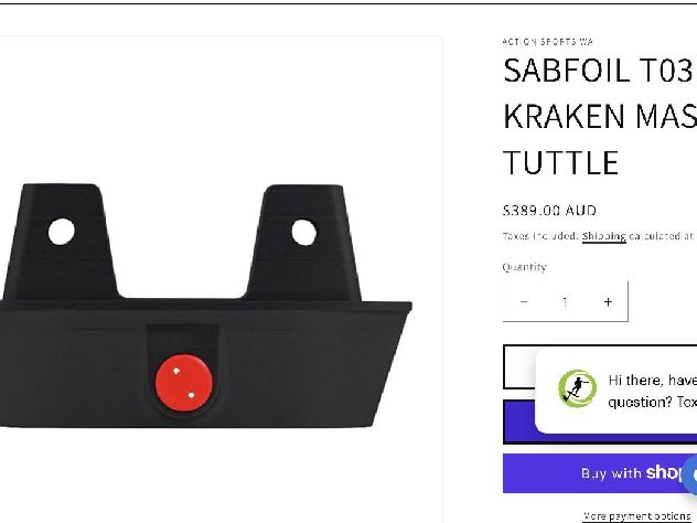 2023 Sabfoil T03k Kraken Mast Tuttle Base