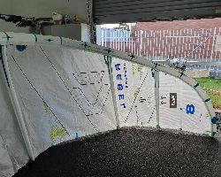 Duotone Rebel Sls Concept Blue 8 metre kiteboarding kite