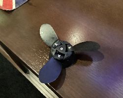Foil Drive 3 Blade Prop Complete With 3 Blades (Bra foiling all foiling
