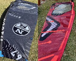 North X-Over 6.7 metre windsurfing sail