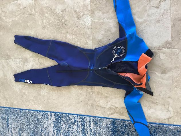 2021 Gul Vortex 3/2 Steamer Medium/Tall Welded Seams 3M Gul Vortex 3/2 Steamer Wetsuit M/T