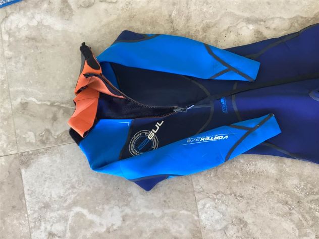 2021 Gul Vortex 3/2 Steamer Medium/Tall Welded Seams 3M Gul Vortex 3/2 Steamer Wetsuit M/T