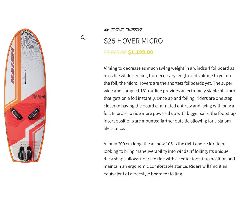 Naish Micro 105 foiling windsurfing foilboard