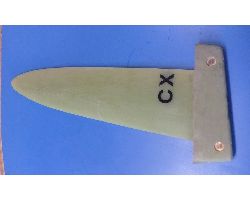  Cx Fin 36.5  Tuttle Fin G-10 windsurfing accessorie