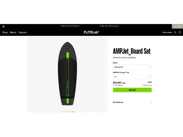2025 FLITElab 5'0 Ampjet Board + Amp Jet (Mid Length) - 5 cm
