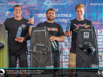 Team Naish Storms the Podium at Australian Nationals - Kitesurfing News
