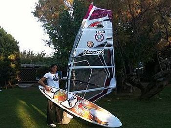 Hangman's Fracture - Evi Tsape narrowly escapes paralysis - Windsurfing News