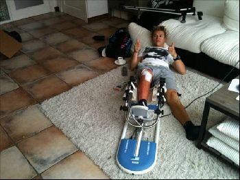 Kevin Langaree knee surgury all done.. - Kitesurfing News